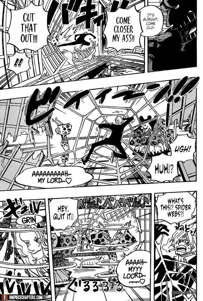 One Piece Manga Chapter 997 page 3 - Flame Clouds