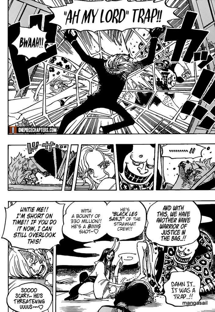 One Piece Manga Chapter 997 page 4 - Flame Clouds
