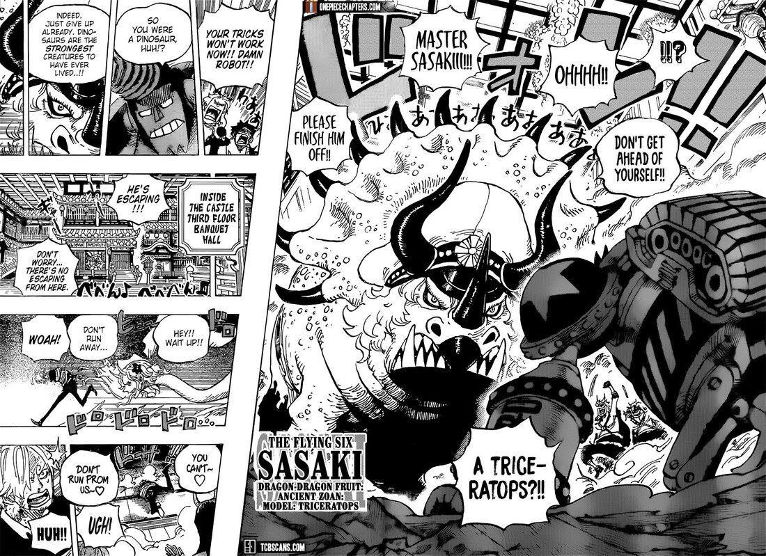 One Piece Manga Chapter 998 page 8 - Ancient Types