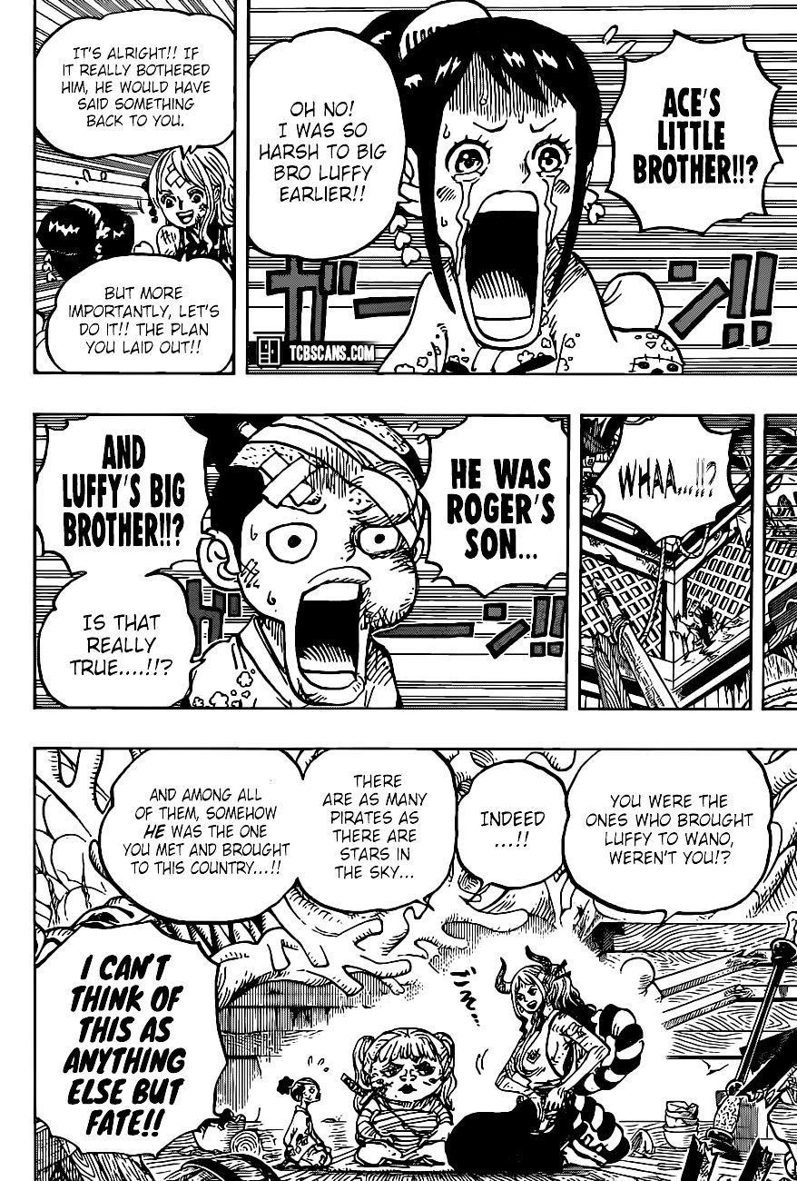One Piece Manga Chapter 999 page 14 - The Sake I Brewed to Drink With You