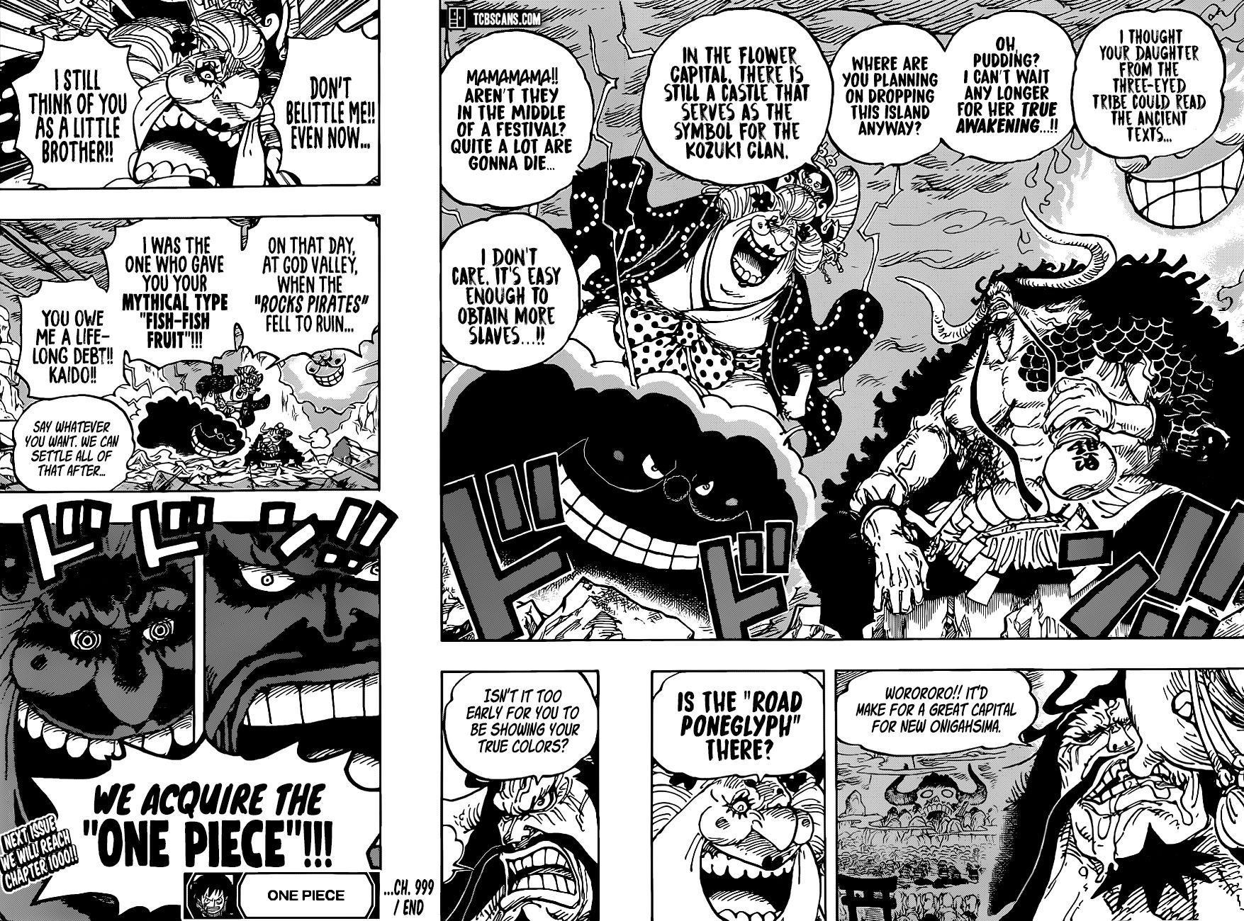 One Piece Manga Chapter 999 page 16 - The Sake I Brewed to Drink With You